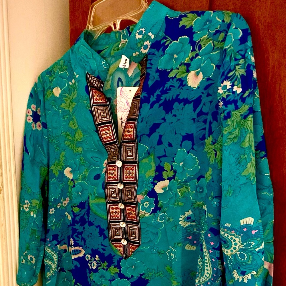 Women’s Bohemian Top 3/4 sleeve